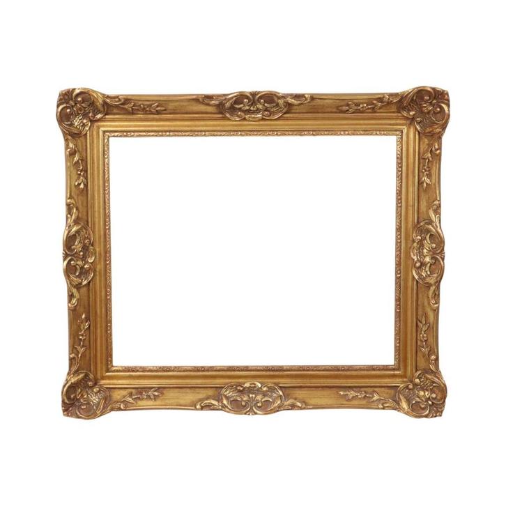 Vergulde Houten Lijst Barok Stijl Klassiek Kader 70x60cm, Huis en Inrichting, Woonaccessoires | Lijsten, Gebruikt, 50 tot 75 cm
