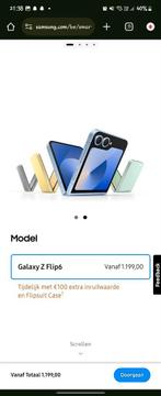 Samsung galaxy z flip 6 nieuw en nog verzegeld, Telecommunicatie, Mobiele telefoons | Samsung, Ophalen, Zo goed als nieuw, Galaxy Z Flip