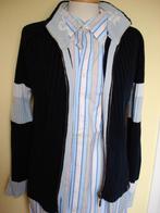 Blauw katoenen gilet mt M, Enlèvement ou Envoi, Comme neuf, Taille 48/50 (M), Bleu