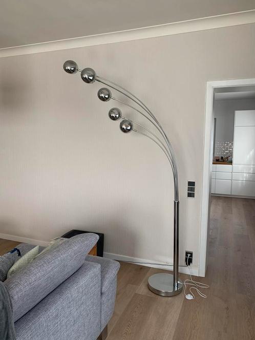 Staanlamp “Octopus” Maisons du Monde - verchroomd, Huis en Inrichting, Lampen | Vloerlampen, Gebruikt, 150 tot 200 cm, Metaal