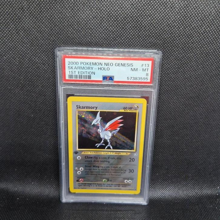 Skarmory Holo 1ère édition Neo Genesis PSA 8, Hobby & Loisirs créatifs, Jeux de cartes à collectionner | Pokémon, Enlèvement ou Envoi