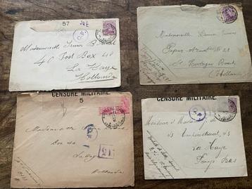 Belgische soldaten veldpost omslagen ww1 beschikbaar voor biedingen