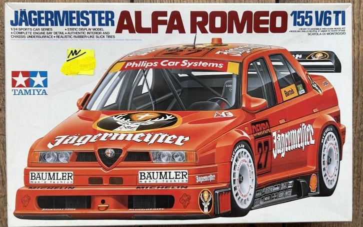 DTM Alfa Romeo 155 V6 TI Jagermeister, Hobby & Loisirs créatifs, Modélisme | Voitures & Véhicules, Neuf, Voiture, Plus grand que 1:32