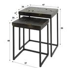 Bijzettafels, Nieuw, Rechthoekig, Hout, Ophalen