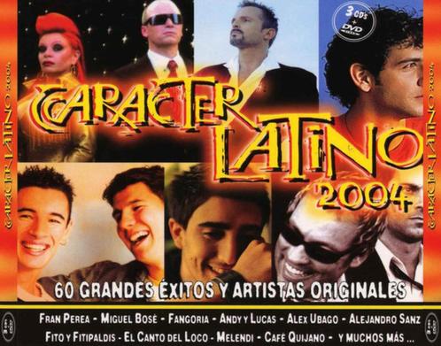 3-CD- BOX + DVD - Carácter Latino 2004, CD & DVD, CD | Pop, Enlèvement ou Envoi