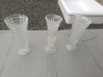 3 magnifiques vases vintage en cristal, Enlèvement ou Envoi