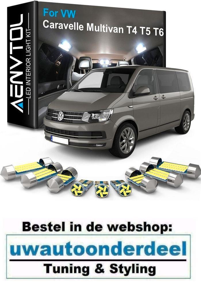 Led Lamp Interieur Set Geschikt Voor VW Transporter T5 T6, Auto diversen, Tuning en Styling, Verzenden