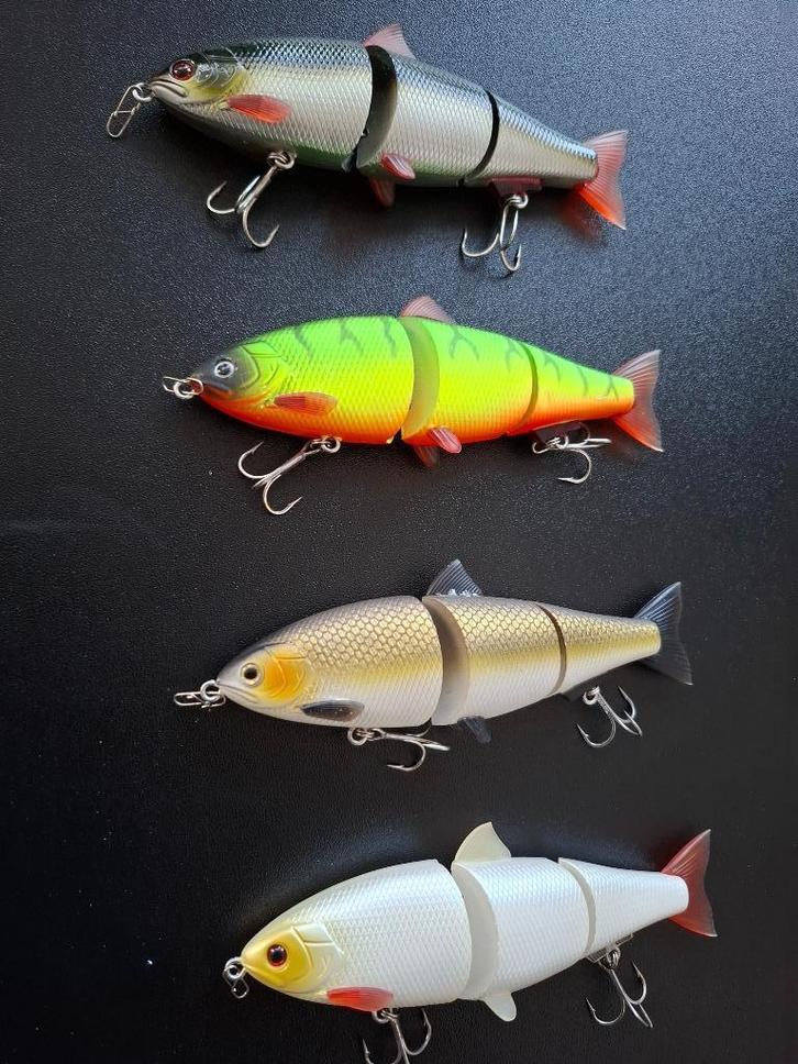 Zeldzaam: 4 x Illex Real Swim 145 nieuw!, Watersport en Boten, Hengelsport | Roofvissen, Nieuw, Verzenden