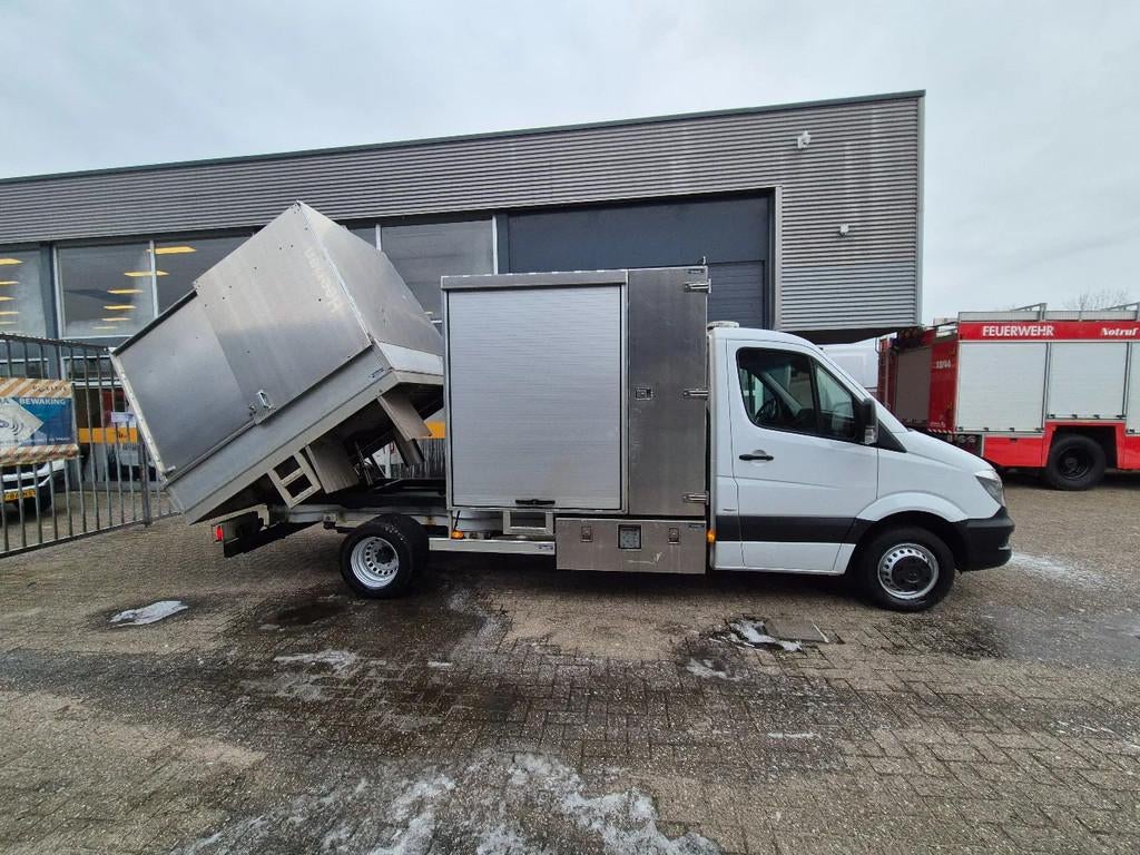 Mercedes-Benz Sprinter 516 CDI/ Vuil/ Kipper/ Airco/ WB 433, Autos, Camionnettes & Utilitaires, Achat, Euro 6, 2000 kg, Boîte manuelle