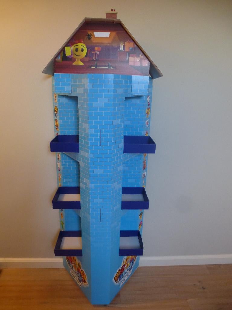 Présentoir de maison EMOJI ALDI Hauteur 170 cm, Enlèvement, Comme neuf, Décoration murale