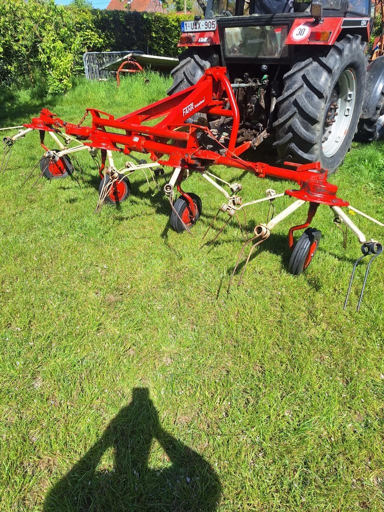 Fahr 4-kops hooimachine, Ophalen