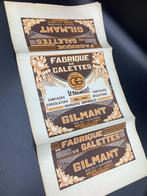 Oude Gilmant chocoladefabriek reclame (´s-Gravenbrakel), Verzamelen, Ophalen of Verzenden