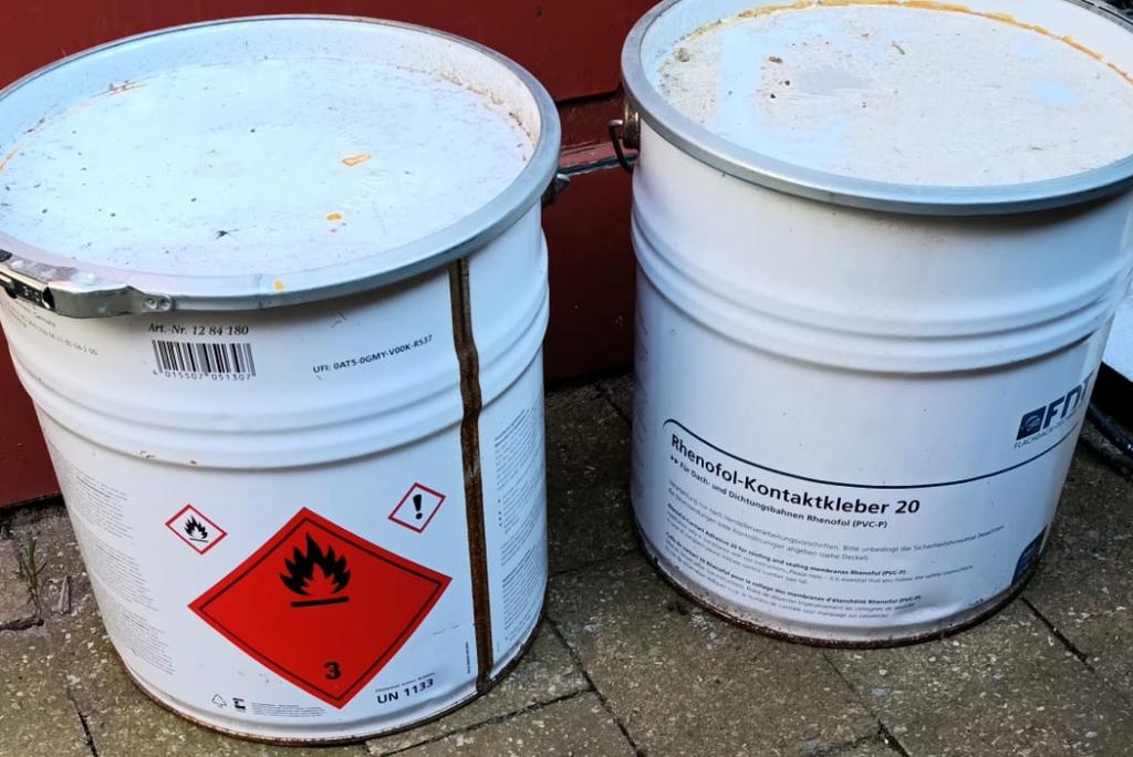 Pvc lijm voor dak rhenofol contaktkleber, Bricolage & Construction, Tuiles & Revêtements de toit, Enlèvement, Neuf