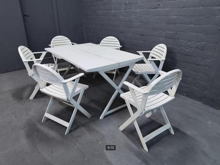 tuinset Vinga Niels Gammelgaard IKEA UNIEK !, Tuin en Terras, Tuinsets en Loungesets, Tuinset, Kunststof, Ophalen