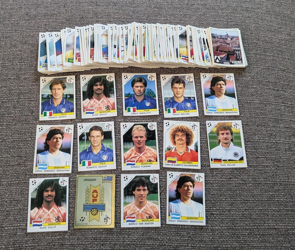 Coupe du monde Panini 1990 - 205 autocollants, Enlèvement ou Envoi