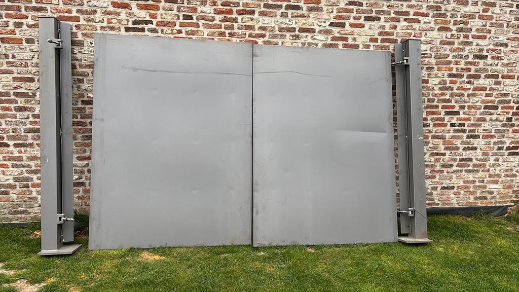 Poort uit aluminium, Jardin & Terrasse, Écrans de jardin, Enlèvement, Comme neuf, Aluminium