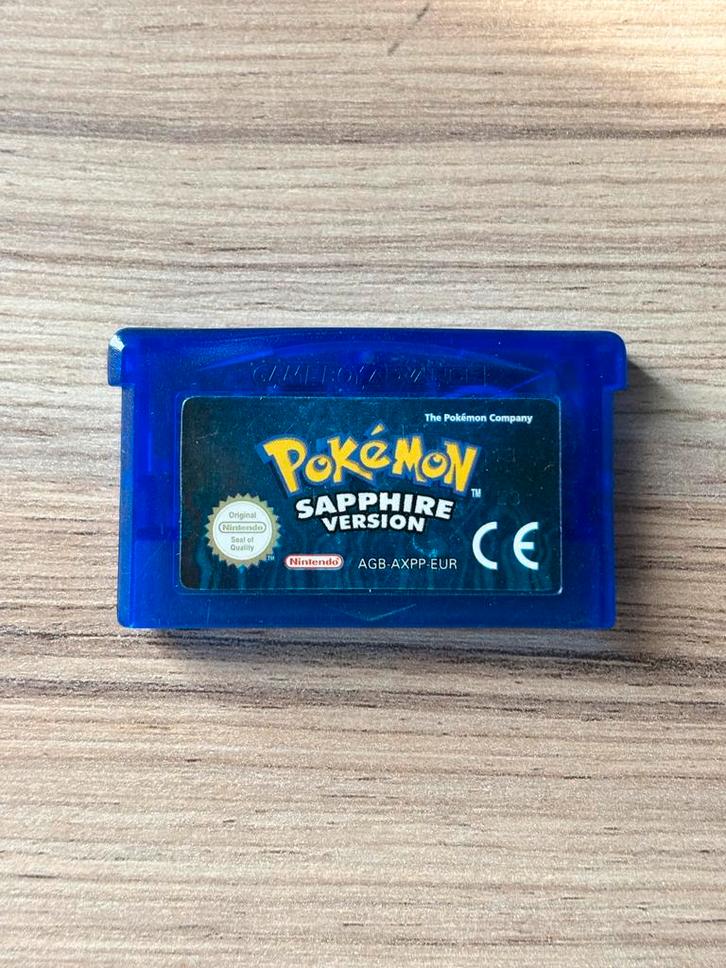Pokémon Sapphire Game Boy Advance origineel spel ++, Games en Spelcomputers, Games | Nintendo Game Boy, Zo goed als nieuw, Ophalen
