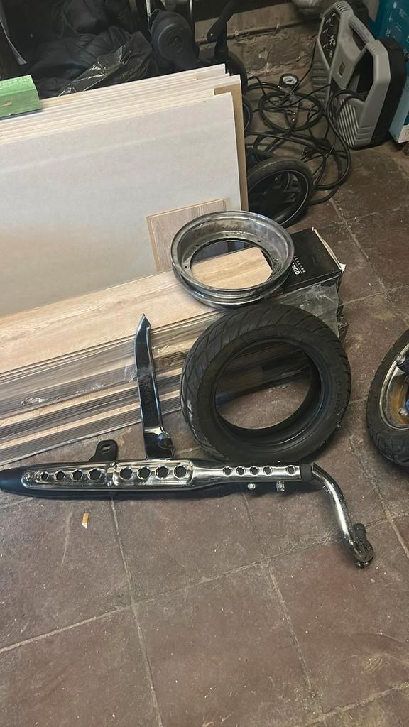 Dax onderdelen, Fietsen en Brommers, Brommeronderdelen | Puch, Nieuw, Uitlaat, Ophalen