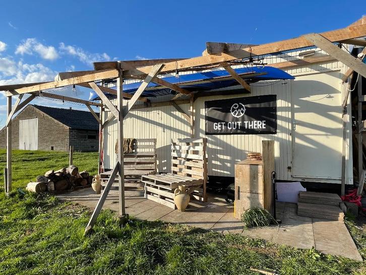 Geïsoleerde wooncontainer 30m² - volledig ingericht, Doe-het-zelf en Bouw, Containers, Ophalen