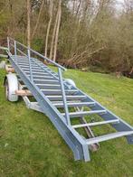 trap trappen bordes ijzer metal  gegalvaniseerd e, Doe-het-zelf en Bouw, Ophalen of Verzenden, Trap