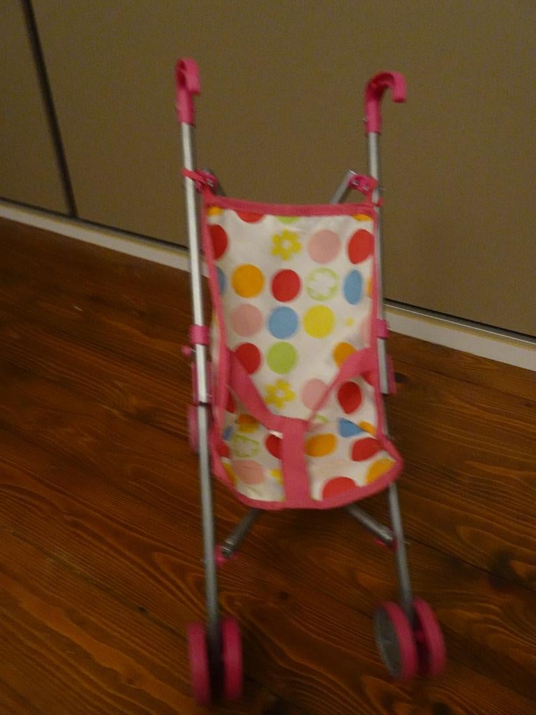 Poppenbuggy, Kinderen en Baby's, Speelgoed | Poppen, Zo goed als nieuw, Babypop, Ophalen of Verzenden