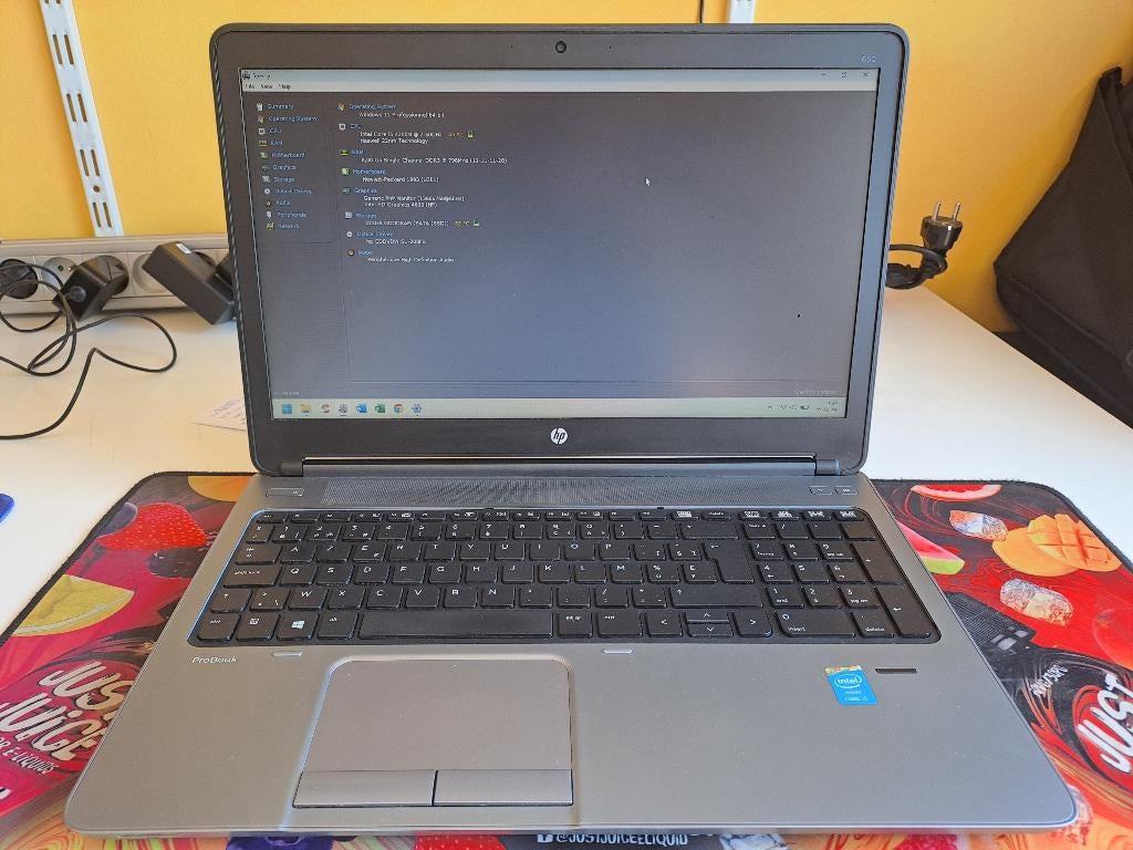 PC Portable HP Probook 650 G1 d'occasion, Computers en Software, Windows Laptops, Refurbished, 15 inch, SSD, 2 tot 3 Ghz, 8 GB