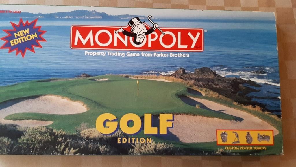 bordspel 1e editie Monopoly Golf Monopolie Sport, Vijf spelers of meer, Ophalen of Verzenden, Nieuw, Monopoly