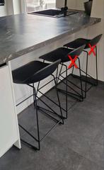 Barkruk, 1 kruk, Ophalen, Metaal, 60 tot 90 cm