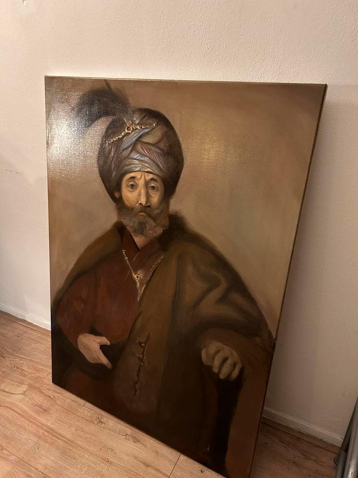 Olieverf Schilderij, Antiquités & Art, Art | Peinture | Classique, Enlèvement