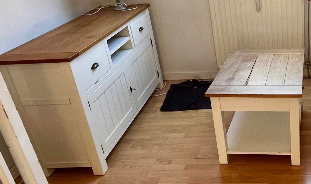 Meuble tv +table salon, Maison & Meubles, Enlèvement