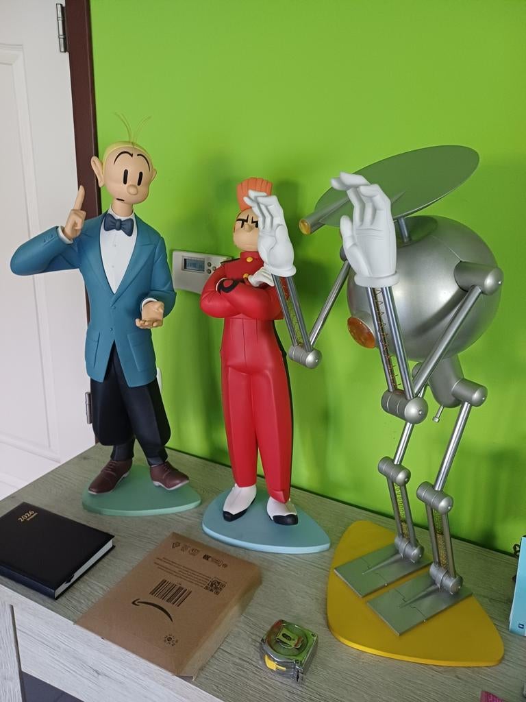 Scène St. Emett, Spirou en Fantasio, Verzamelen, Stripfiguren, Ophalen, Guust of Robbedoes, Zo goed als nieuw, Beeldje of Figuurtje