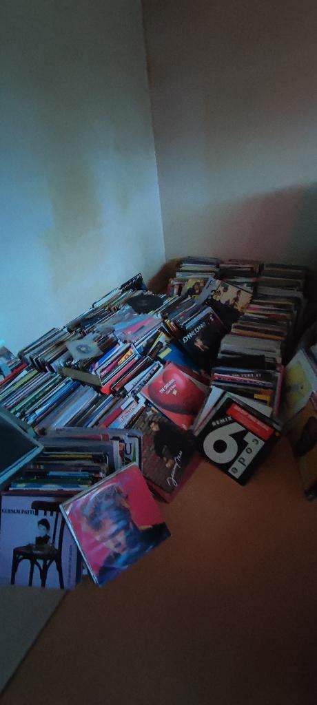 Énorme lot de vinyles Maxi 45T et Album 33T, CD & DVD, 12 pouces, 1990 - 1999, Enlèvement, Utilisé