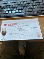 Mc Chouffe reclame karton klein, Ophalen of Verzenden, Nieuw, Reclamebord, Plaat of Schild, Overige merken