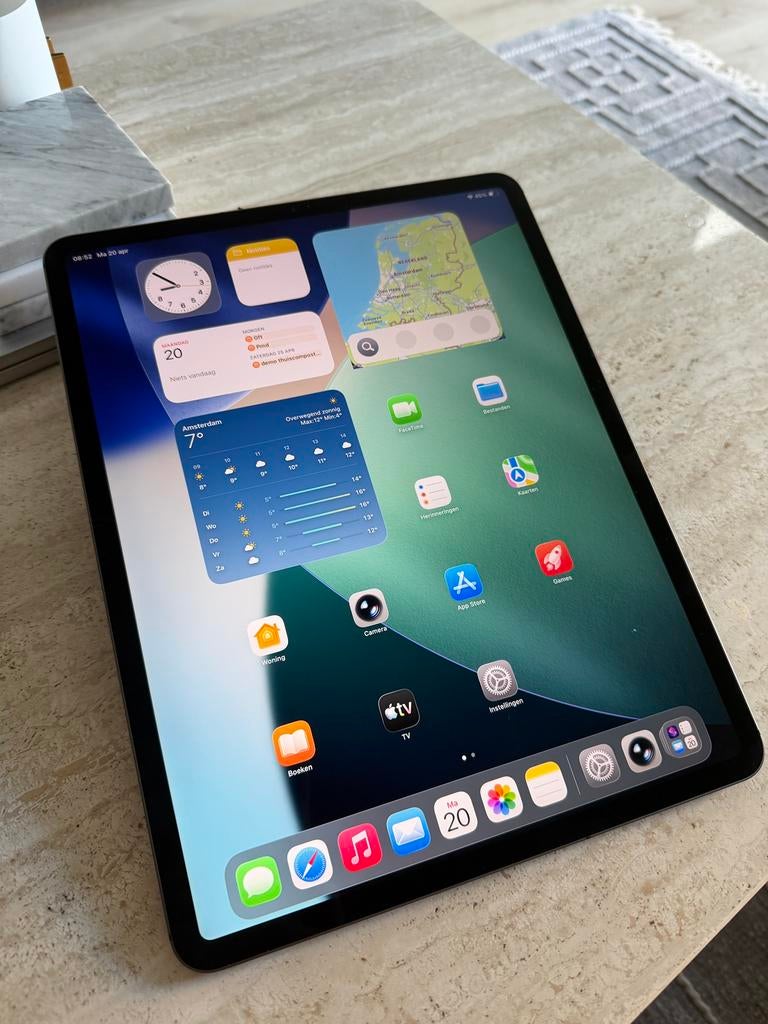 iPad Pro 12.9” 3e generatie 64GB, Informatique & Logiciels, Apple iPad Tablettes, Gris, Enlèvement ou Envoi, 13 pouces ou plus