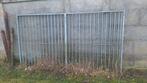gegalvaniseerd hekken, Clôture barrée, Enlèvement, Avec portail, Utilisé