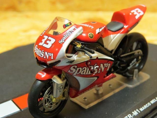 Marco Melandri Yamaha YZR M-1 2004 1:24, Ophalen of Verzenden, Nieuw, Motor, Overige merken