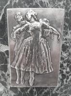 Plaque en bronze argenté - Eugene De Bremaecker., Enlèvement ou Envoi