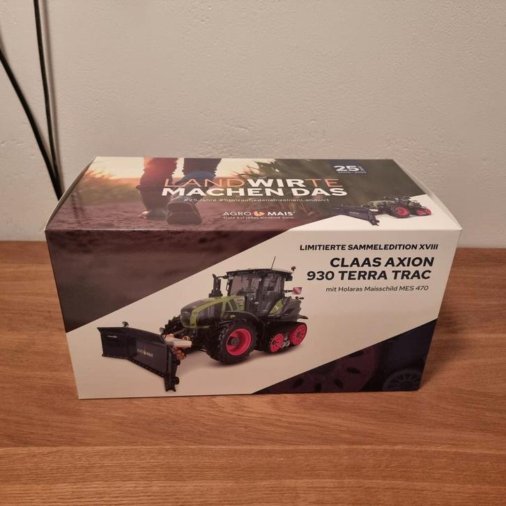 Claas Axion 930 Terra Trac Agromais Universal Hobbies, Hobby en Vrije tijd, Modelauto's | 1:32, Nieuw, Tractor of Landbouw, Universal Hobbies