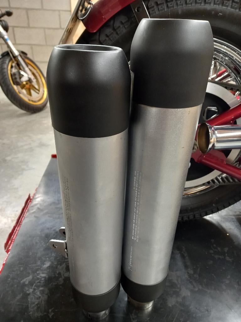 Harley davidson night rod uitlaatdempers, Motoren, Ophalen, Gebruikt