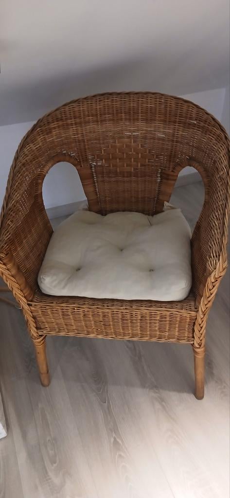 Stoel uit riet, Ophalen