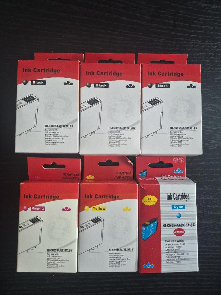 Inktpatronen HP 932 XL & 933 XL, Computers en Software, Printerbenodigdheden, Nieuw, Cartridge, Ophalen of Verzenden