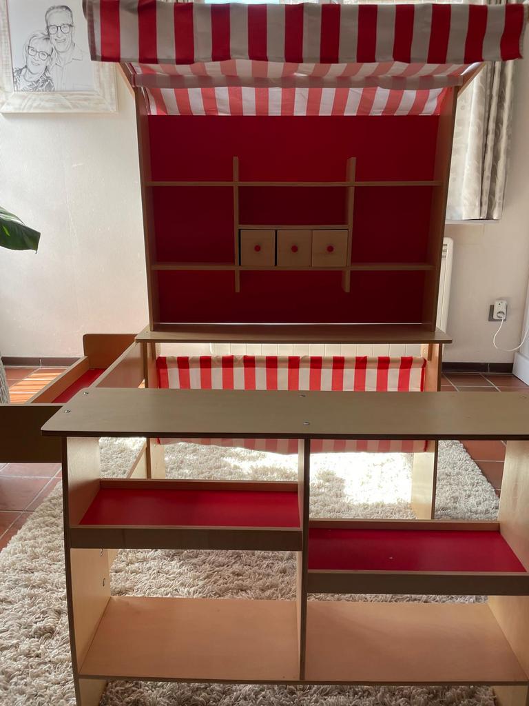 Houten speelgoedwinkel voor kleuters, Ophalen, Zo goed als nieuw