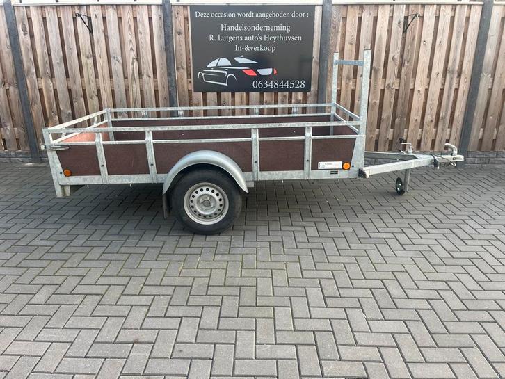 Ongremde enkelasser aanhangwagen 750kg, Auto diversen, Aanhangers en Bagagewagens, Zo goed als nieuw, Ophalen