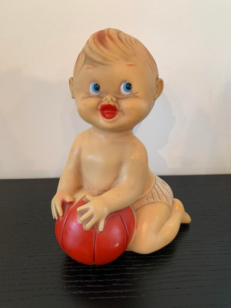 Poupée Jouet ancien Pouet Pouet  Ledra . Vintage 1952, Antiquités & Art, Enlèvement ou Envoi