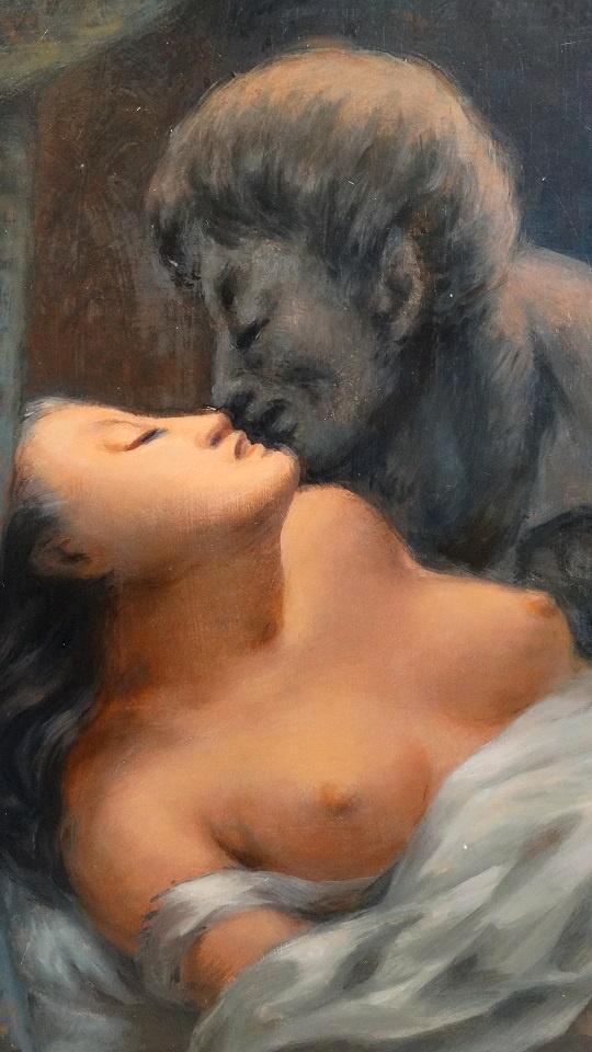 Lode Sébregts 1906-2002 « le Revenant de Baudelaire », Antiquités & Art, Art | Peinture | Classique, Enlèvement