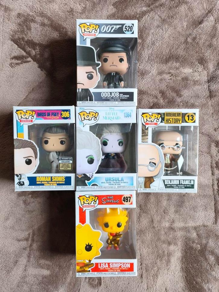 Set van 5 POP-figuren (nieuw), Verzamelen, Beelden en Beeldjes, Nieuw, Overige typen, Ophalen of Verzenden