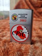 Unique Zippo 2003 - Opération Iraqi Freedom (CPIC Koweït), Envoi, Comme neuf, Briquet