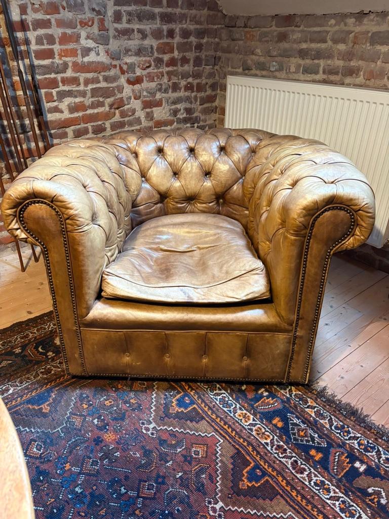 chesterfield zetel, Ophalen