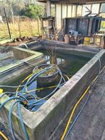 Vijverbak, Ophalen, Gebruikt