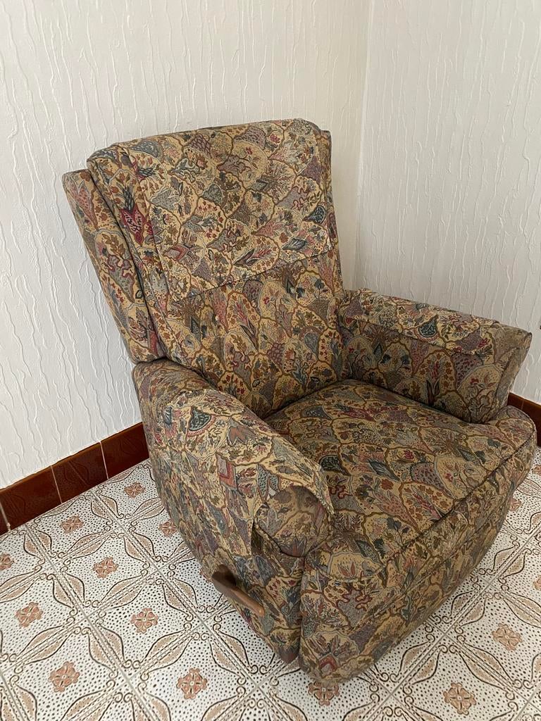 Fauteuil inclinable en tissu, Maison & Meubles, Enlèvement, Utilisé